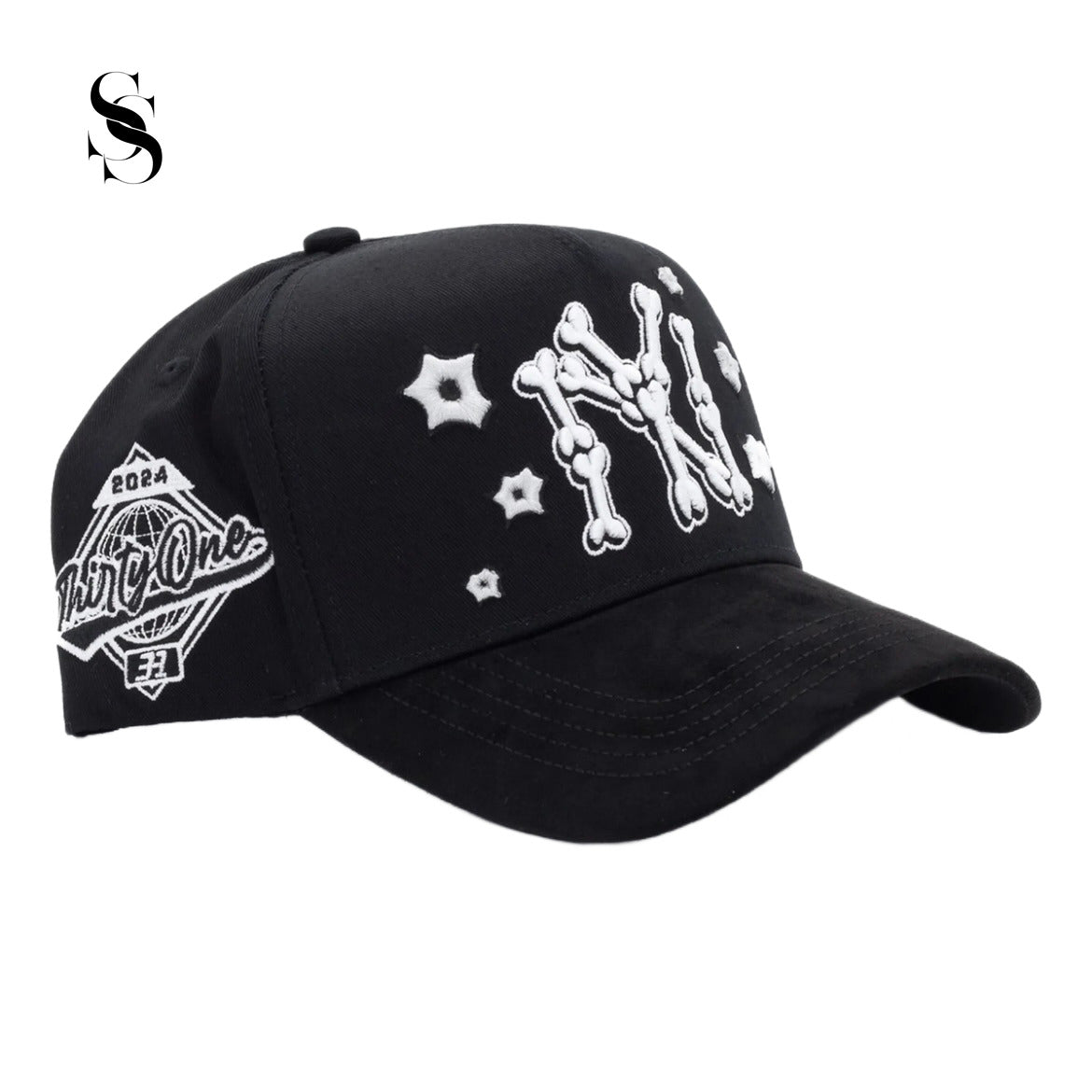 31 Hats NY Bones Black