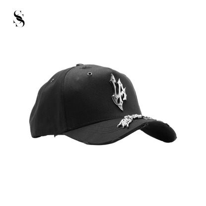 Sombrero Dandy Hats LA Metal de Second Shot, sombrero de estilo metálico con diseño moderno y detalles en la parte superior.
