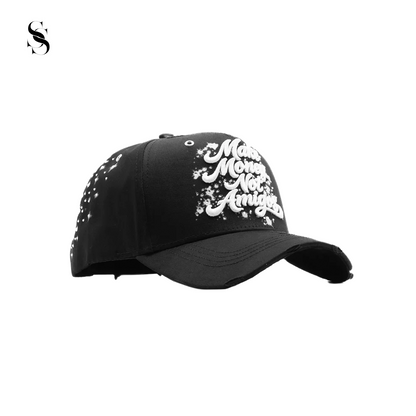 Sombrero Dandy Hats Make Money Not Amigos de Second Shot, con diseño clásico y cinta decorativa en color neutro.