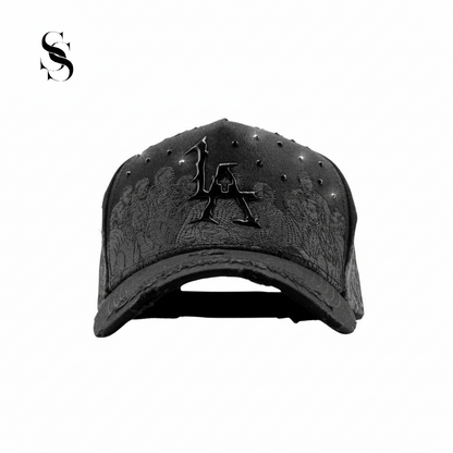 Gorra "Rude Awakenings The Last Supper" de Second Shot, mostrando una interpretación moderna del famoso cuadro.