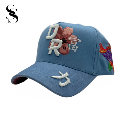 Sombrero El Dreamer Hats Kanji 2.0 de Second Shot, con diseño de estilo urbano y detalles en kanji en la parte frontal.