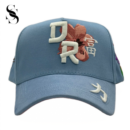 Sombrero El Dreamer Hats Kanji 2.0 de Second Shot, sombrero de ala ancha con diseño kanji en color negro y detalles de tela.
