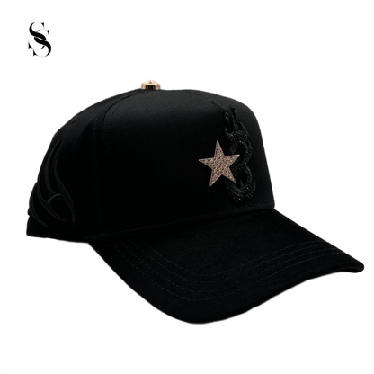 Sombrero estilo gorra de béisbol Barbas Hats B Star de la marca Second Shot, con diseño en estrella y visera curva.