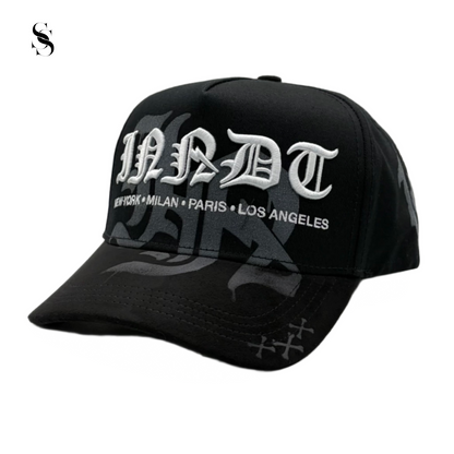 Gorra Innedit Ghost de Second Shot color negro con bordado blanco