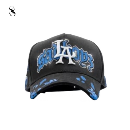 Sombrero Dandy Hats x Junior H Ángel Azul de Second Shot, sombrero azul con diseño único y detalles elegantes.