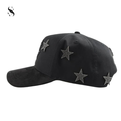 Gorra Barbas Hats Dark Nebula de Second Shot, estilo elegante con diseño oscuro y detalles en la parte superior para un look sofisticado.