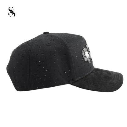 Sombrero de invierno Barbas Hats Platinum con diseño de copo de nieve, tejido cálido y elegante para la temporada fría.