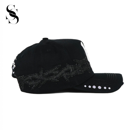 Sombrero 31 Hats LA Thorns de Second Shot, sombrero de béisbol negro con logotipo en la parte frontal y visera curva.