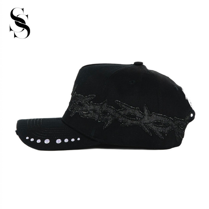 Sombrero de béisbol gris de 31 Hats LA Thorns de la marca Second Shot, con visera curva y diseño clásico.