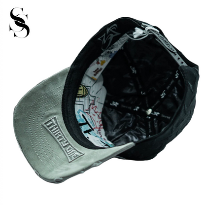 Gorra de béisbol 31 Hats Steelhead de la marca Second Shot, con diseño ajustado y visera curva, en color negro.
