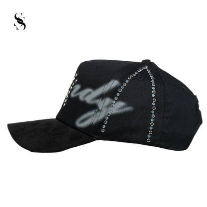 Sombrero Dandy Hats oNYx de Second Shot, diseño clásico en color negro con cinta decorativa y ala ancha para un estilo elegante.