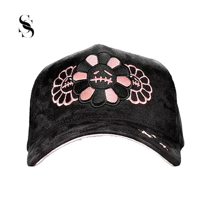 Gorra Innedit Muratravis Anniversary Rosa de Second Shot color negro con acabados color rosa