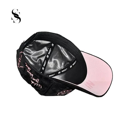 Gorra Innedit Muratravis Anniversary Rosa de Second Shot color negro con acabados color rosa