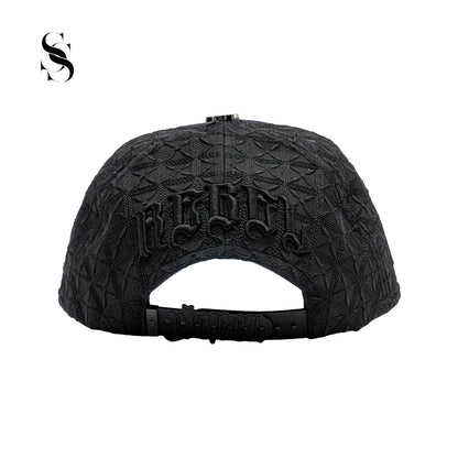 Sombrero Rebel Hats Black Star de Second Shot, sombrero negro con estrella en el diseño, estilo casual y moderno para uso diario.