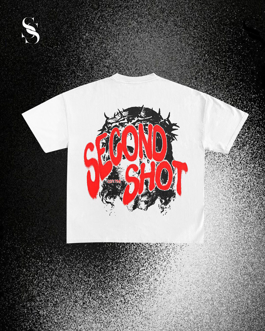 T-Shirt Second Shot Cristo White - Second Shot