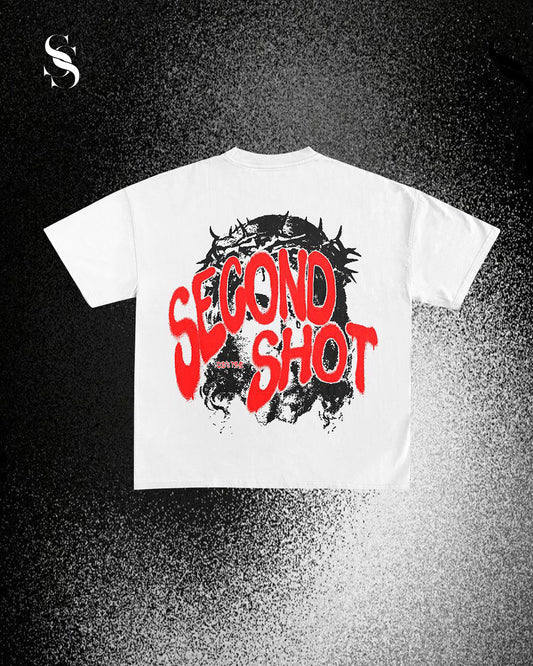 T-Shirt Second Shot Cristo White - Second Shot