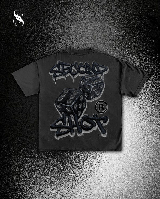 T-Shirt Lucky Black - Second Shot