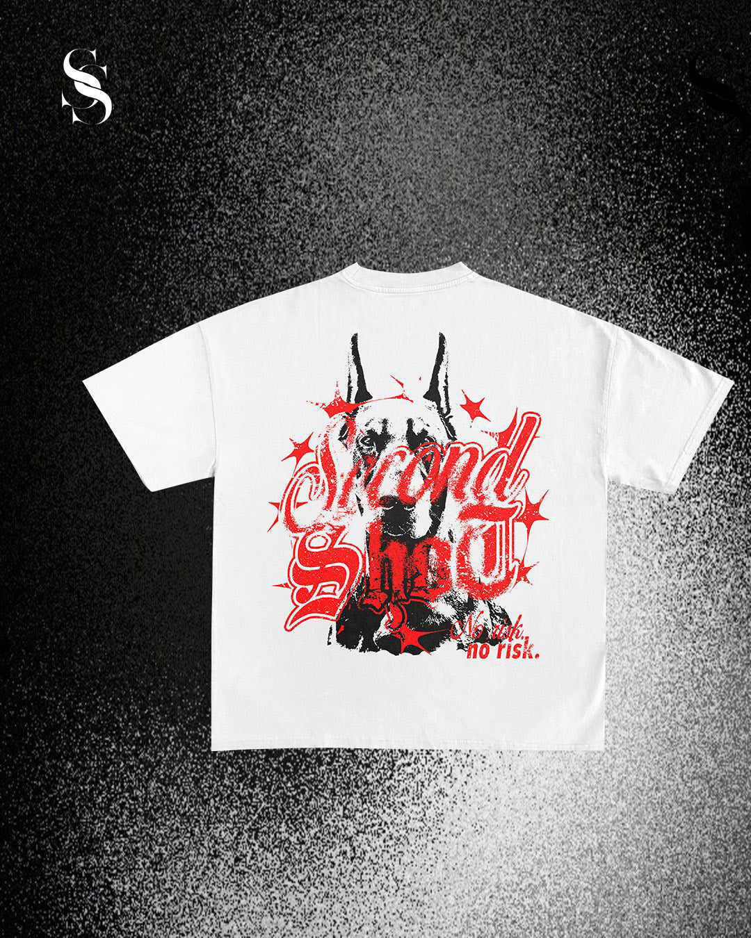 T-Shirt Doberman White - Second Shot