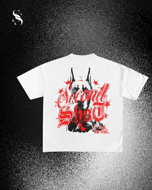 T-Shirt Doberman White - Second Shot