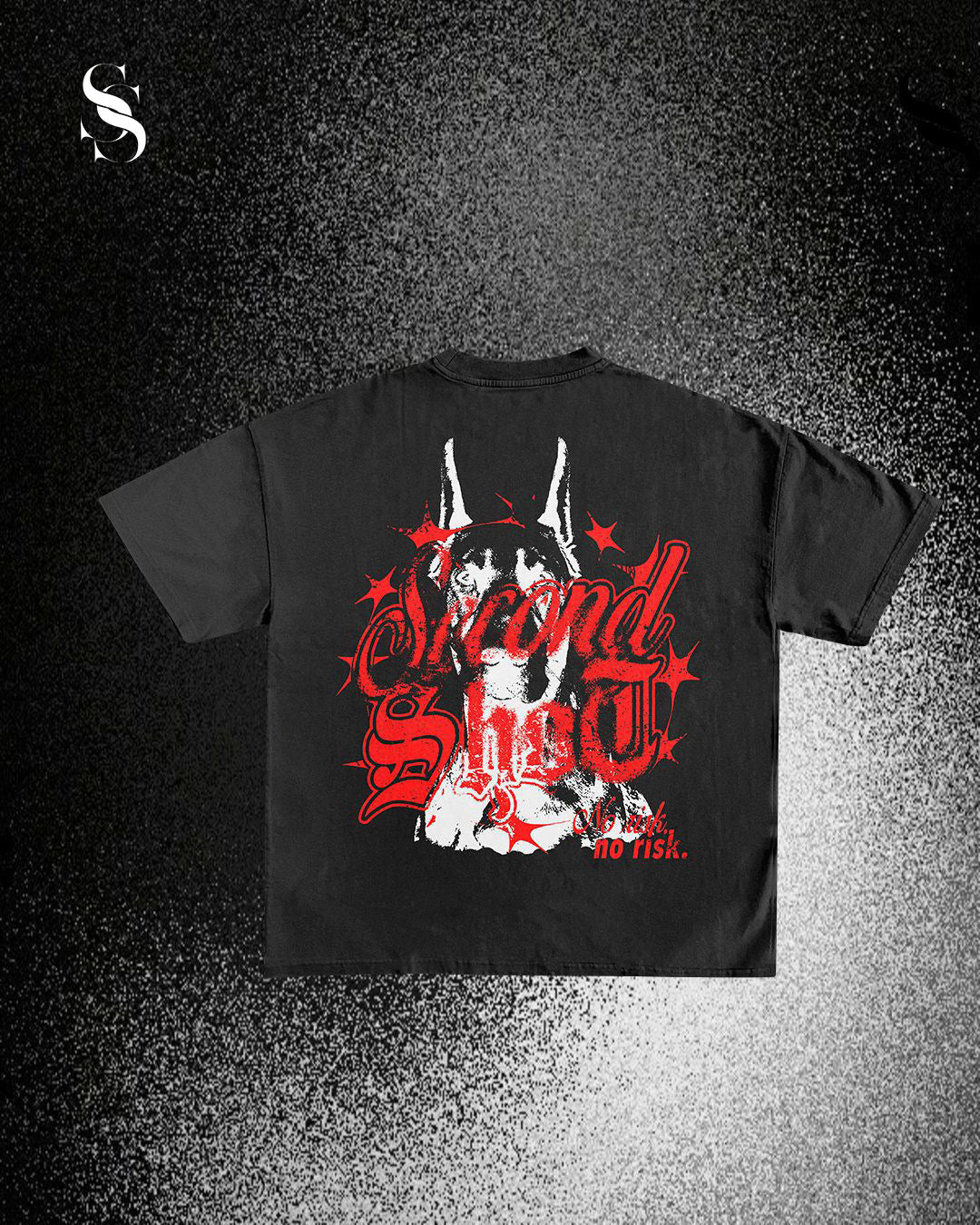 T-Shirt Doberman Black - Second Shot