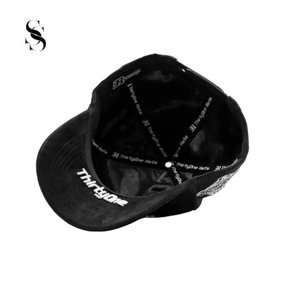 Sombrero 31 Hats LA Clouds en negro de marca Second Shot, con diseño de nubes en la parte frontal y estilo casual.