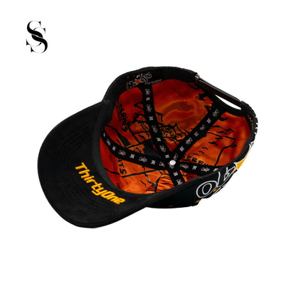 Sombrero de 31 piezas de El Mago EAST LA de la marca Second Shot, con diseño colorido y detalles en la visera.