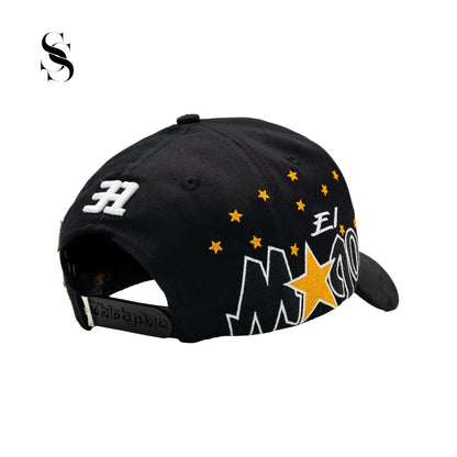 Gorra de 31 Hats x El Mago EAST LA de Second Shot, diseño colorido y estilo urbano, visible en la imagen.
