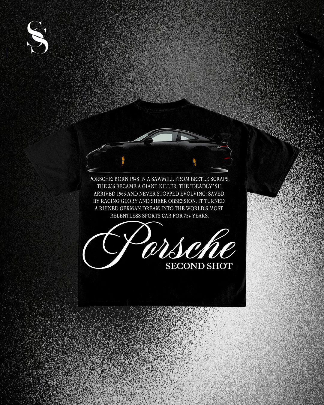 T-Shirt Porsche Black - Second Shot