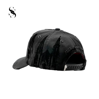 Rude Awakenings Cathedral de Second Shot gorra con visera de color negro 