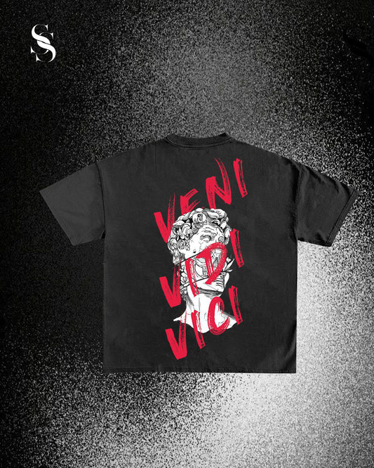 T-Shirt Veni Vidi Vici Black - Second Shot
